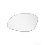 Replacement Mirror Glass with Back Plate - Summit SRG-648B - Fits Vauxhall Vectra LHS