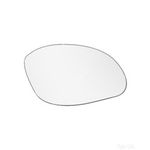 Replacement Mirror Glass with Back Plate - Summit SRG-649B - Fits Vauxhall Vectra RHS