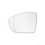 Replacement Mirror Glass with Back Plate - Summit SRG-925B - Fits Ford LHS