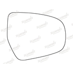 Summit Stick-On Replacement Mirror Glass (SRG-1362) For Suzuki - RHS