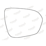 Summit Stick-On Replacement Mirror Glass (SRG-1382) For Dacia - RHS