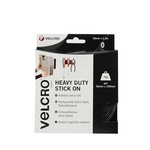 Velcro Brand Heavy Duty Stick On Tape - Black (VEL-EC60245-SRP6)