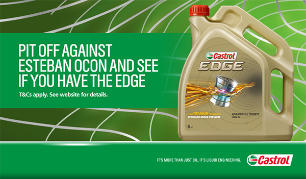 Castrol - Esteban Ocon Competition