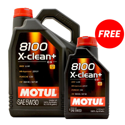 Motul 8100 X-Clean+ 5w-30